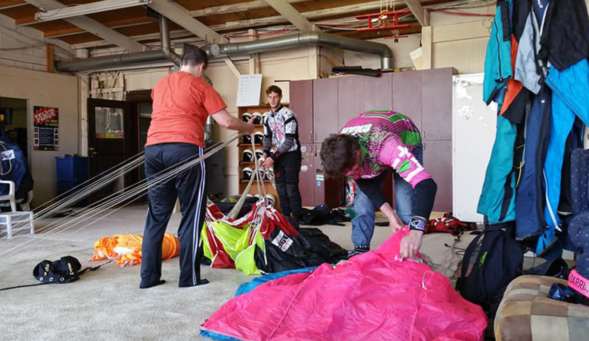 Learn how to pack a parachute at WNY Skydiving