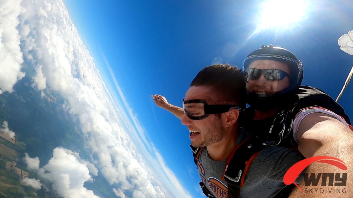 gaining new perspective through skydiving